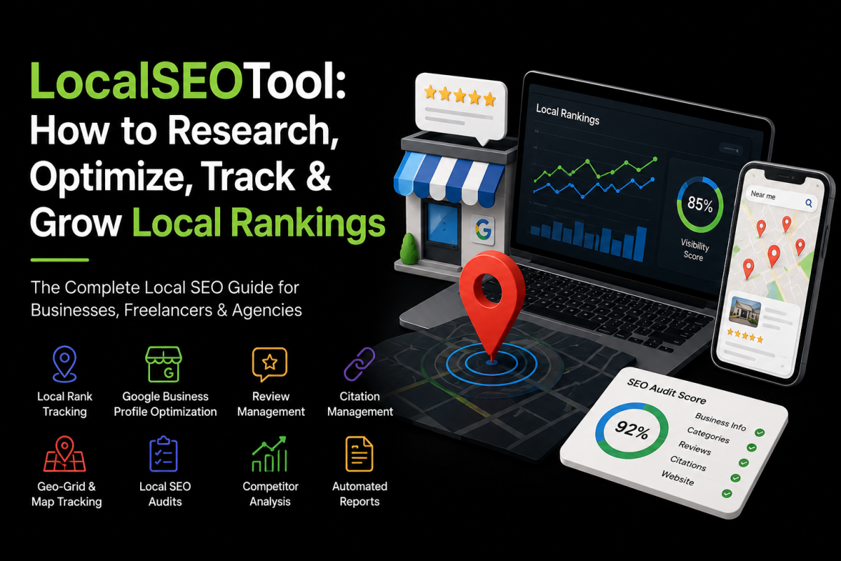 LocalSEOTool How to Research, Optimize, Track & Grow Local Ranking