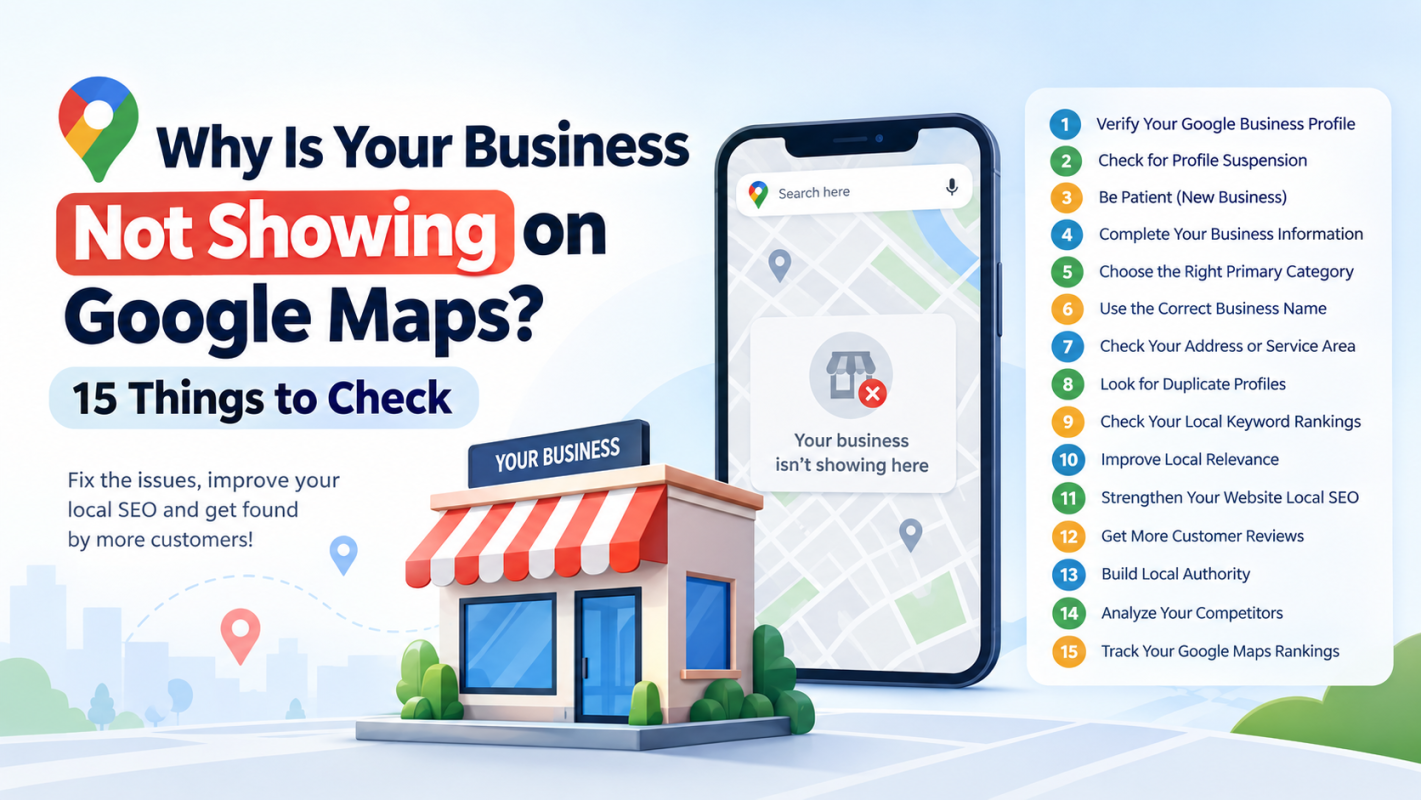 Business Not Showing on Google Maps